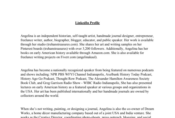 write your linkedin, twitter, instagram, facebook bio